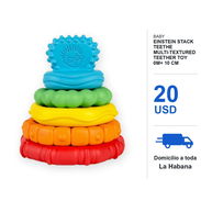 Baby Einstein Stack Teethe Multi-Textured Teether Toy 0m+ 10 cm - Img 58404964