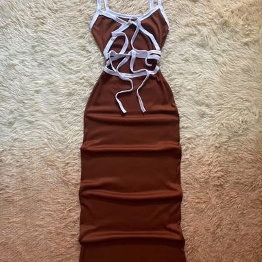 Vestidos de doble lazos con filo - 5/5