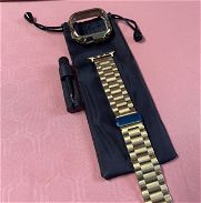 Manilla de acero eslabón tradicional + protector (ambos dorado) para Apple Watch!! - Img 45666392