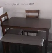 juego comedor de madera nuevo - Img 48778384
