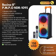 Bocina 8" 6000W con micrófono y mando - Img 55620315