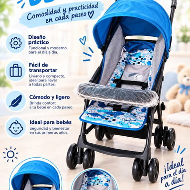 Coche Multifuncional para su bebé (g2) - 2/2