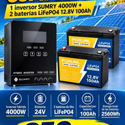Kit solar inversor SUMRY + 2 Baterías LiFePO 4 - Img 58028865