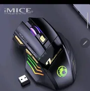Mouse gaming Inalámbrico rgb, Óptico De 2,4 G Con 7 Botones Iluminados Silenciosos, Luz Led Recargable en 25 usd - Img 49277916