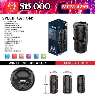 TEATRO EN CASA 2.1 / BARRA DE SONIDO 2.1 cargador portátil power bank bocina Bluetooth - Img 123166724