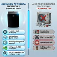 ‼️110V‼️AIRE ACONDICIONADO MILEXUS PORTÁTIL 10000 BTU. 6 Meses de garantía ‼️ - Img 51784273