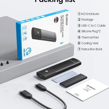 🪷Carcasa NVMe/SATA M.2 Orico NUEVA EN CAJA🪷 - Img 106402921