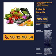 CORTADOR MANUAL DE ALIMENTOS MULTIFUNCIONAL VPT# -0235 - Img 56244253