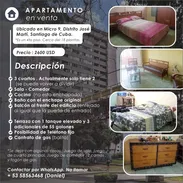 APARTAMENTO en Venta - Micro 9, Distrito jose Marti. Santiago de Cuba. - Img 54906598