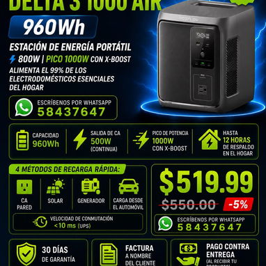 ECOFLOW PRECIOS VARIABLES - 3/4