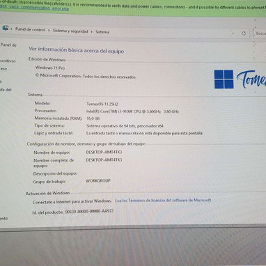 58381570--Vendo pc de escritorio de 9na generacion buena para jugar - 3/3