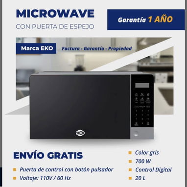 Microwave o microhondas. Nuevo con garantía y envío gratis - Img 123924924