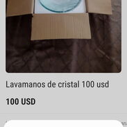 Vendo dos lavamanos de cristal - Img 45657084