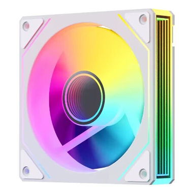 SET DE CHASIS GAMING CON CRISTAL TEMPLADO CON 7 FANES ARGB CS015 PRO BLANCO - 2/3