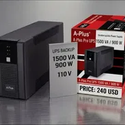 110V APLUS UPS BACKUP 900W 1500 VA NUEVO EN CAJA ( CON 2 BATERÍAS INCLUIDAS DE 12V 9AH) USTED LO ESTRENA) - Img 56929775