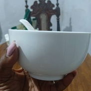JUEGO DE 6 TAZONES DE PORCELANA CON SUS CUCHARAS - TODO NUEVOO !!! - Img 57329174