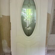 puerta de madera enchapada con metal - Img 45556602