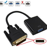 Adaptadores (DP-HDMI, DVI 24+5-VGA, DVI 24+1-VGA) - Img 45477291