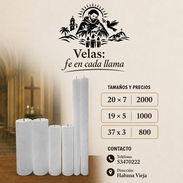 Velas litúrgicas artesanales – Fe en cada llama - Img 55590466