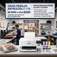Impresora de sublimación F-170. Disponibles‼️ - Img 54924638