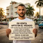 En venta apto en el Vedado - Img 55165564