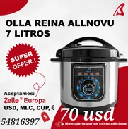Olla Reina de boton marca ALL NOVU de 7L - Img 50090564