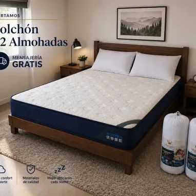Colch贸n King + Almohada - EDSM A - Img 121657376
