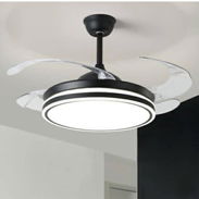 LÁMPARAS LED INTELIGENTES DE TECHO CON VENTILADOR, BLUETOOTH Y MANDO A DISTANCIA - Img 54872592