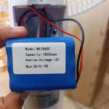 💪‼️*Ventilador Recargable Dawang* 🔋 6 Baterías de litio (18 mil mAh) 👉 Duración de la carga: 8-20 horas según el u - Img 126089927