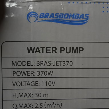 🌊 0.5HP🌊 BOMBA DE AGUA AUTOCEBANTE BRAS-JET370 0.5HP. CON FACTURA, GARANTÍA Y ENTREGA. TLF 54833699 - Img 110488277