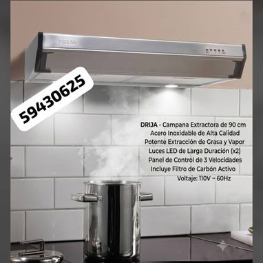 Extractor DRIJA / Extractor de Cocina / Extractor de Vapor - Img 126101717