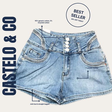 Ropa Jeans Shorts Sayas - Img 123720001