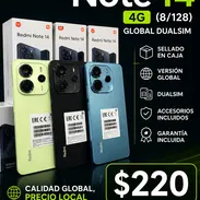 🟢 Xiaomi Note 14 4G (8GB\128GB) batería 🔋 5500 Ah 💢 Sellado En Caja 💢 - Img 56813334