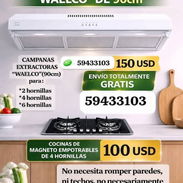 *wa.me/59433103* *✨️🤍🤍🤍#CAMPANAS #EXTRACTORAS DE #COCINA,ELIMINA GRASAS,VAPORES Y OLORES. Marca "WAELCO" *BLANCAS-COC - Img 55944049