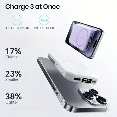 Cargador Magnético. Sirve para iPhone y Android. Cargue su móvil sin cables!! - Img 98207326