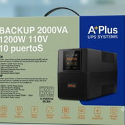 A TU ALCANCE Y CON GARANTÍA UPS BACKUP NEW EN CAJA 2000VA 1200 W 110V 2 BATERÍAS INCLUIDAS DE 12V 9AH - Img 57529331
