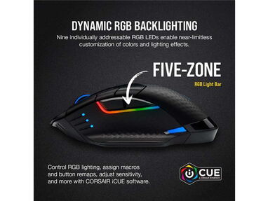 0km✅ Mouse Corsair Dark Core RGB Pro 📦 Inalámbrico, USB ☎️56092006 - Img 64283229