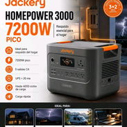 *Estacion de energíaJackery HomePower 3000* - Salida de 3600W (Pico 7200W) - Batería LFP de 3072Wh - Precio 1960 USD - Img 56913453