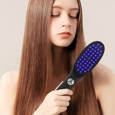 Cepillo eléctrico capilar 💆♀️✨ con luz roja/azul, masaje 3D ultrasónico, vapor hidratante y difusor de aceites - Img 126968135