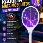 Raqueta Mata mosquitos recargable - Img 58237704