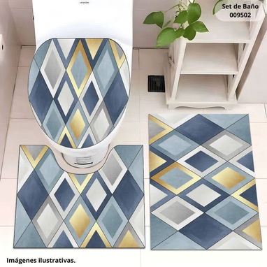 Set de 3 Alfombras de Baño - Colección Colven Exclusiva - 2/2