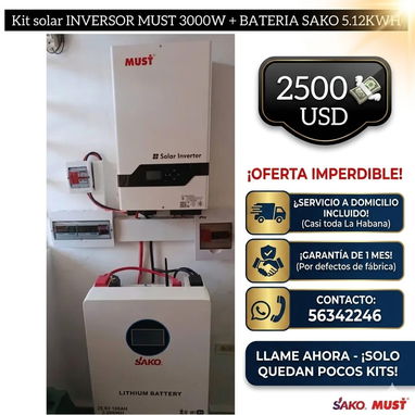 Kit inversor MUST de 3000 W - Img 122346792