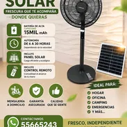 Dawang ventilador solar 30h 15mil mah - Img 56356157