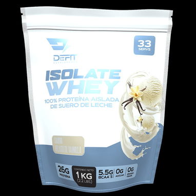 Isolate Whey Protein DeFit 1Kg 33 servicios - Img 117312574