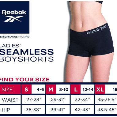 Blumers Reebok Calienticos( Pack de 5)L y Xl - 5/7