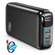 🔋 CARGADOR PORTÁTIL 50000 mAh 🔋 CARACTERÍSTICAS: ✅ Capacidad Ultra Alta: 50000 mAh - Img 55642258