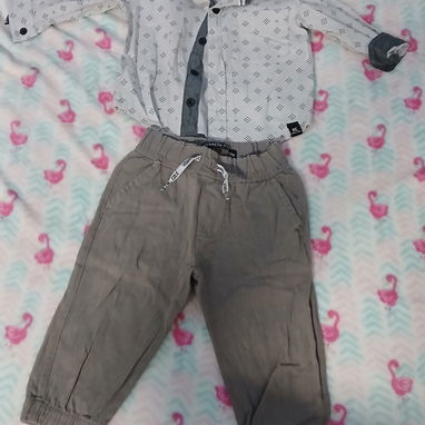 Conjuntos , camisa y pantalón niños de 1 año - Img 122372034
