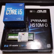 Kit 10 ma generación nuevo sellado Asus h510m , micro Intel core i5 10400f, ram ddr4 4gb 2666mhz Adata - Img 45632376