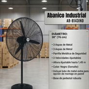 *Ventilador Industrial de 30 pulgadas*   - Precio 160 USD -  *Zelle y MN* ❌️ - Img 56080397
