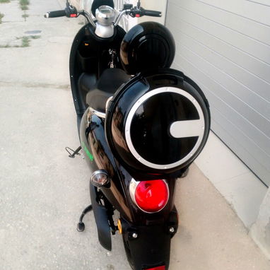Moto electrica modelo vespa rali zp poco uso - Img 122130540
